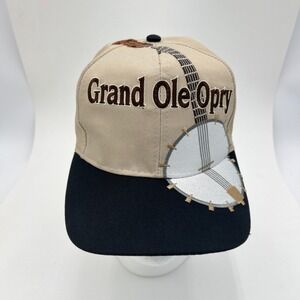 GRAND OLE OPRY Guitar Snapback Cap Embroidered Adjustable  One size fits most